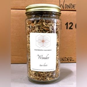Organic FRESH Loose Leaf Tea Handcrafted Artisan Blend 12oz Mason Jars